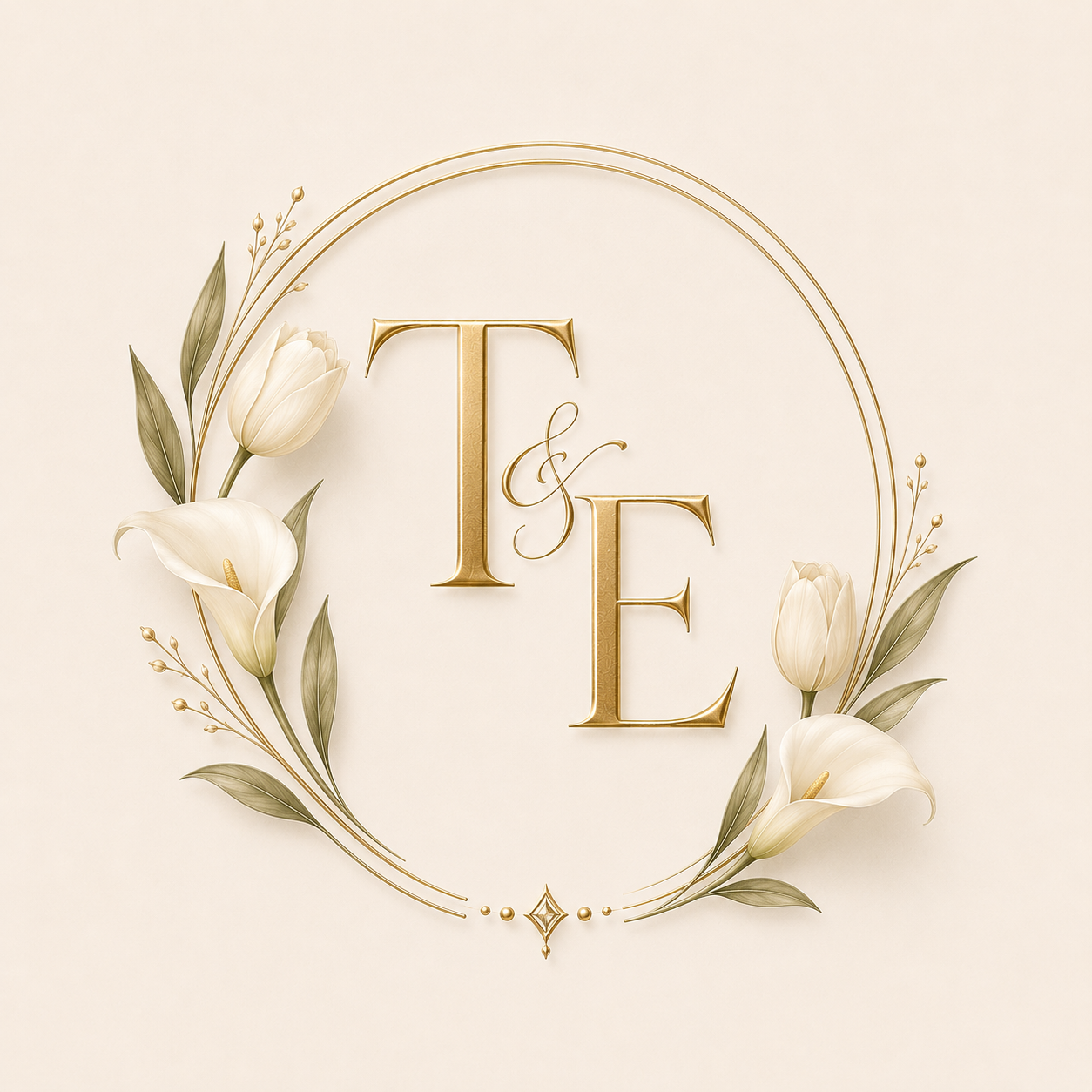Monograma T & E